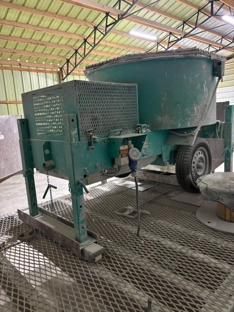 IMER #Mortarman-750, Towable Mortar Mixing Production System, (4) large steel material hoppers, heavy-duty - Image 2