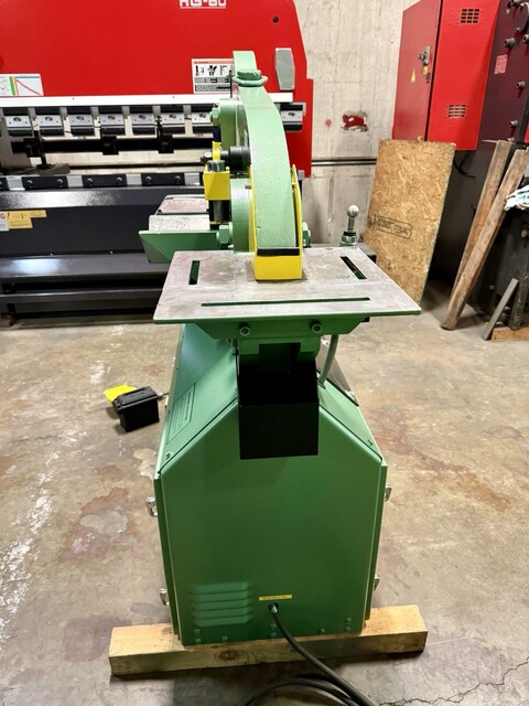 5" x 5" x 3/8" Piranha #P-50, Hydraulic Ironworker, 50 Ton, 8" throat, 13-1/2" open, 4-1/4" stroke, 10 HP, w/ - Image 5