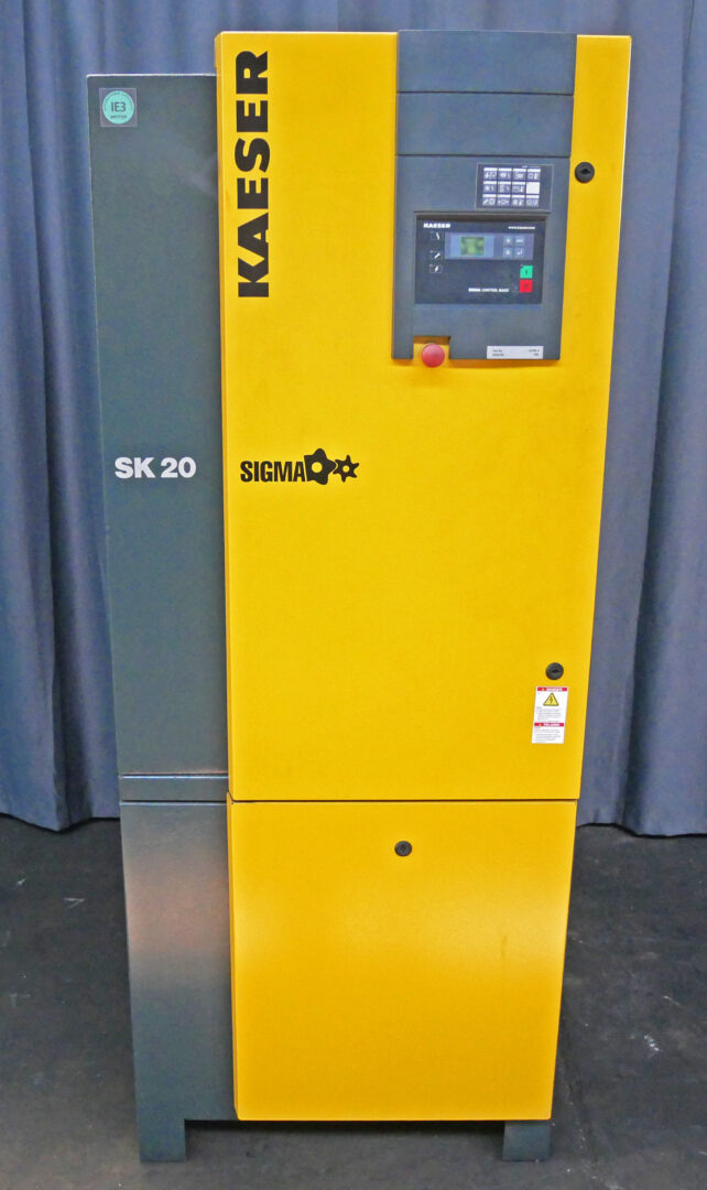 88 cfm, 125 psig, Kaeser #SK-20-Aircenter, Rotary Screw Air Compressor, 20 HP - Image 2