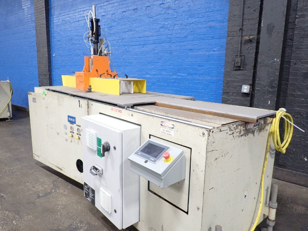 OEM / RS Automation #PS-4-2D-36, servo saw w/ multispindle drill, 3 HP, 480 V., Trio Control, 2001 (2 - Image 2