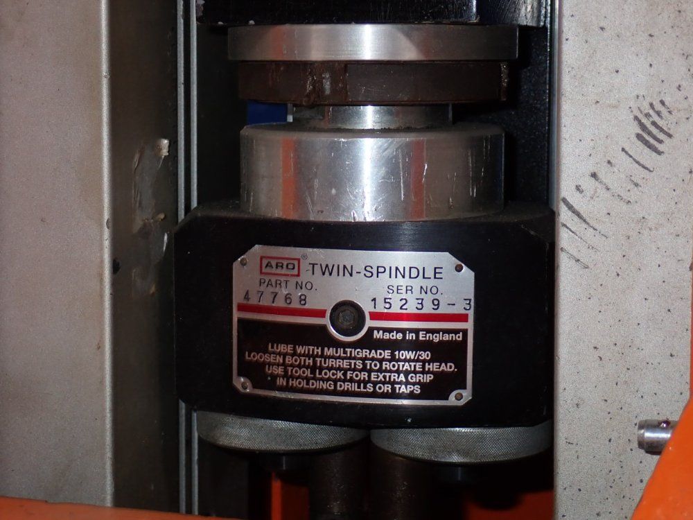 OEM / RS Automation #PS-4-2D-36, servo saw w/ multispindle drill, 3 HP, 480 V., Trio Control, 2001 (2 - Image 4