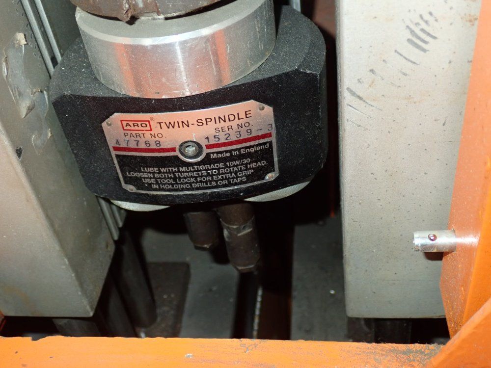OEM / RS Automation #PS-4-2D-36, servo saw w/ multispindle drill, 3 HP, 480 V., Trio Control, 2001 (2 - Image 5