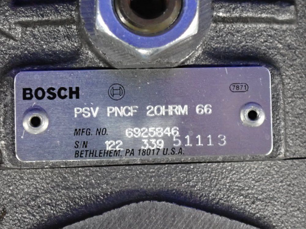 Bosch #PSV-PNCF-20HRM-66, silent vane pump - Image 8