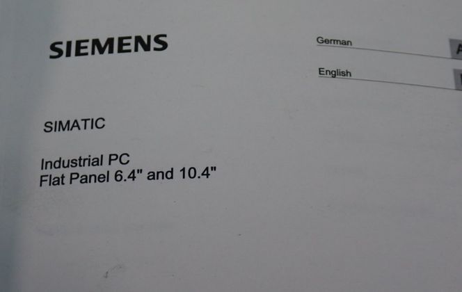 Siemens #6AV7461-7TA00-0AA1, flat panel, 24 Volts, new - Image 7
