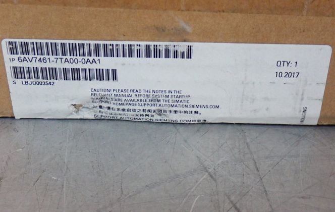 Siemens #6AV7461-7TA00-0AA1, flat panel, 24 Volts, new - Image 9