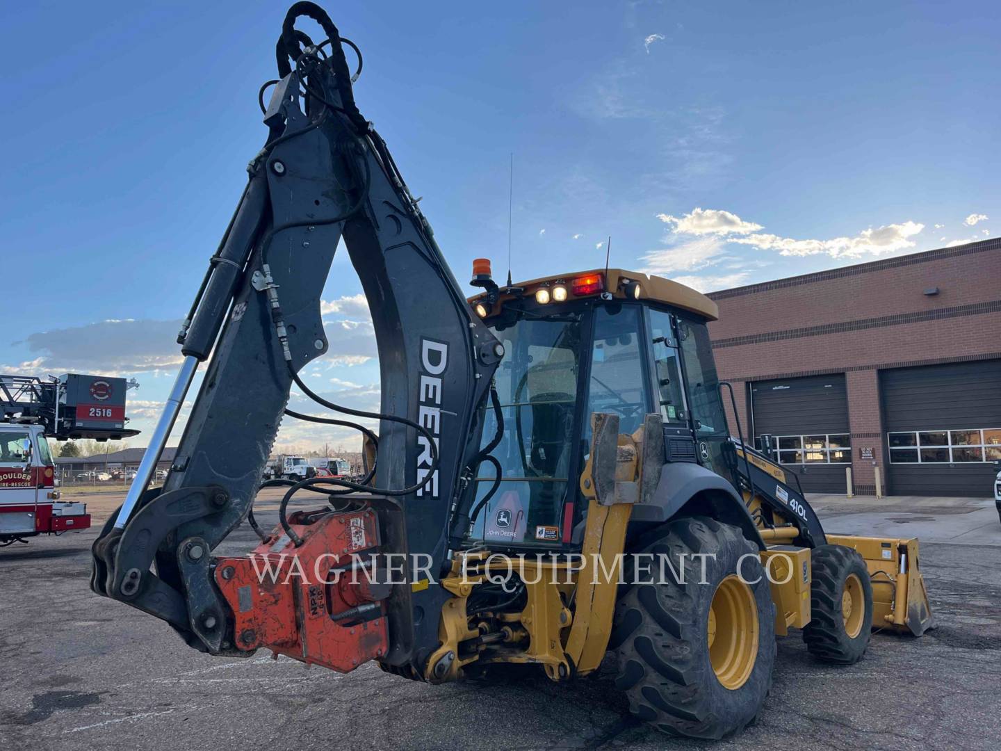 Deere & Co. 410L, Backhoe Loader, 1602 hours, S/N: 1T0410LXKHF317372, 2017 - Image 3