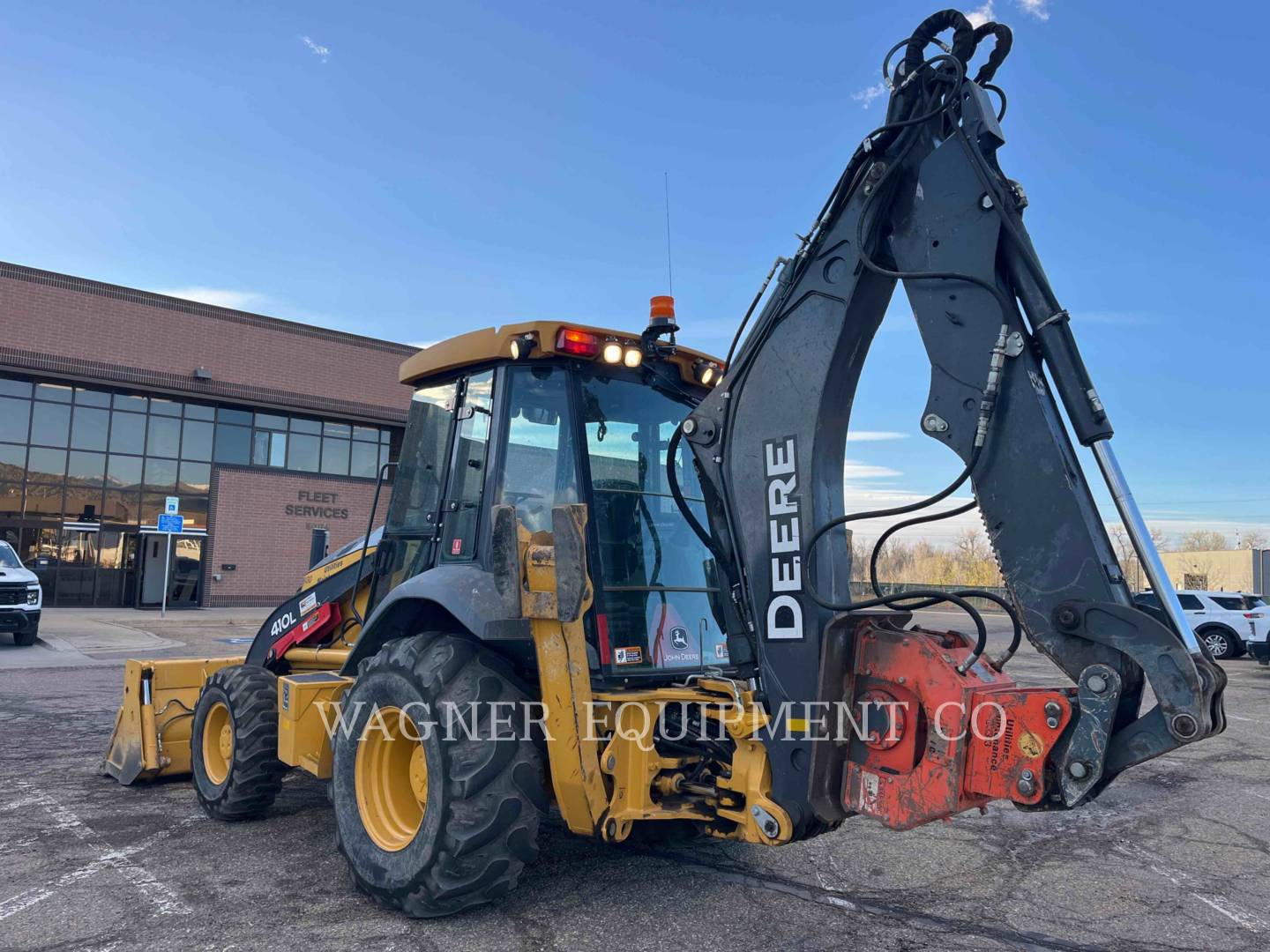 Deere & Co. 410L, Backhoe Loader, 1602 hours, S/N: 1T0410LXKHF317372, 2017 - Image 4
