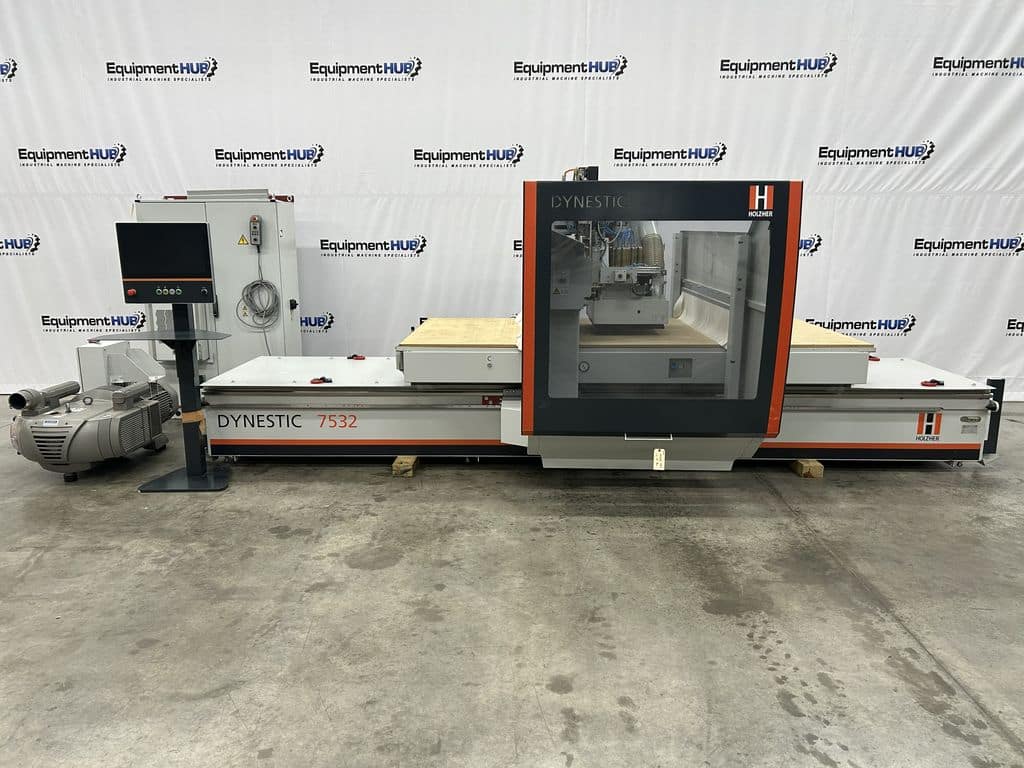 Holz-Her #Dynestic-7532B, CNC gantry nesting machining center router, 145.7" X, 86.6" Y, 1000-24000 RPM, 2022 - Image 1