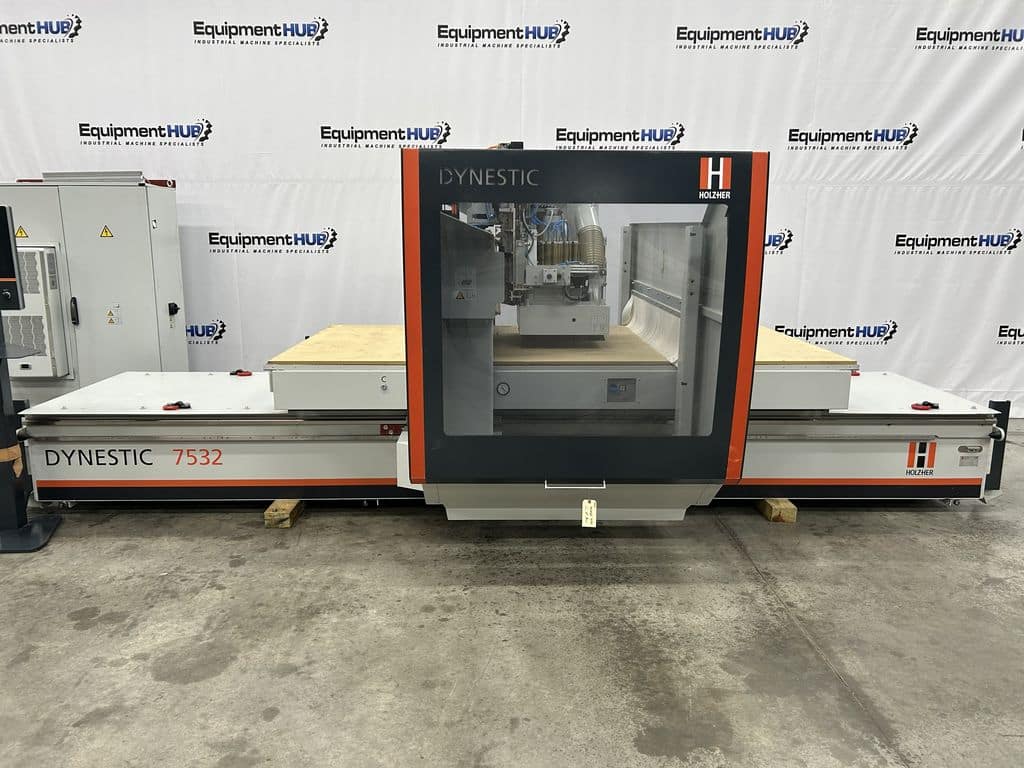 Holz-Her #Dynestic-7532B, CNC gantry nesting machining center router, 145.7" X, 86.6" Y, 1000-24000 RPM, 2022 - Image 4