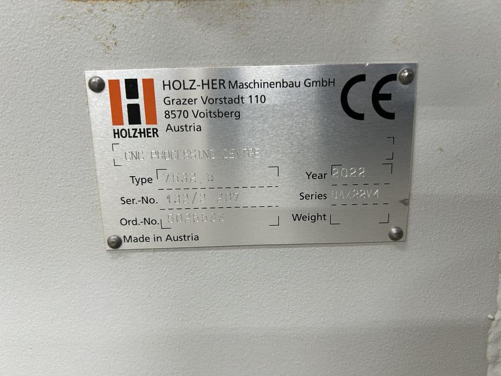 Holz-Her #Dynestic-7532B, CNC gantry nesting machining center router, 145.7" X, 86.6" Y, 1000-24000 RPM, 2022 - Image 8