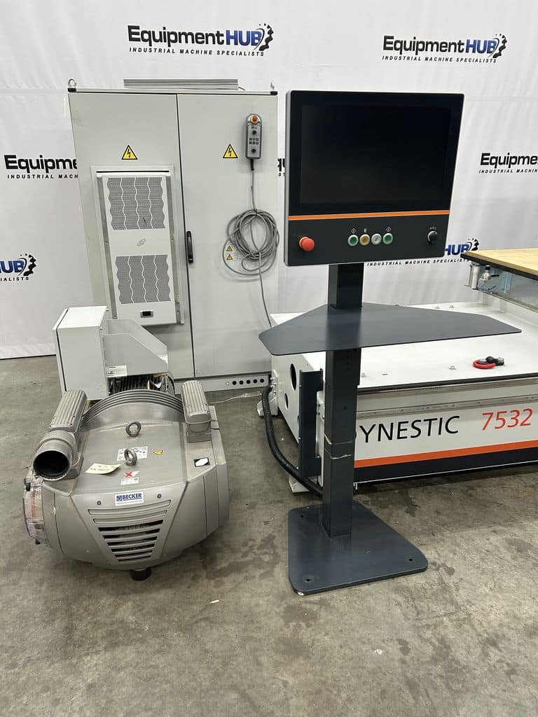 Holz-Her #Dynestic-7532B, CNC gantry nesting machining center router, 145.7" X, 86.6" Y, 1000-24000 RPM, 2022 - Image 9