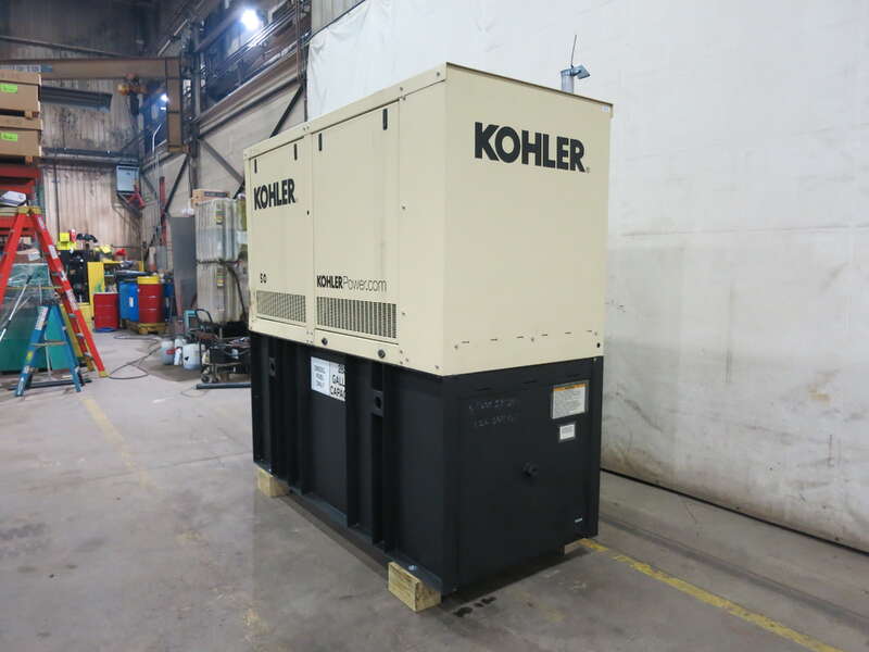 50 KW Kohler #50REOZJE, diesel generator set, 120/240 Volts, 1-phase, 85 HP @ 1800 RPM, John Deere 4045TF280 - Image 3