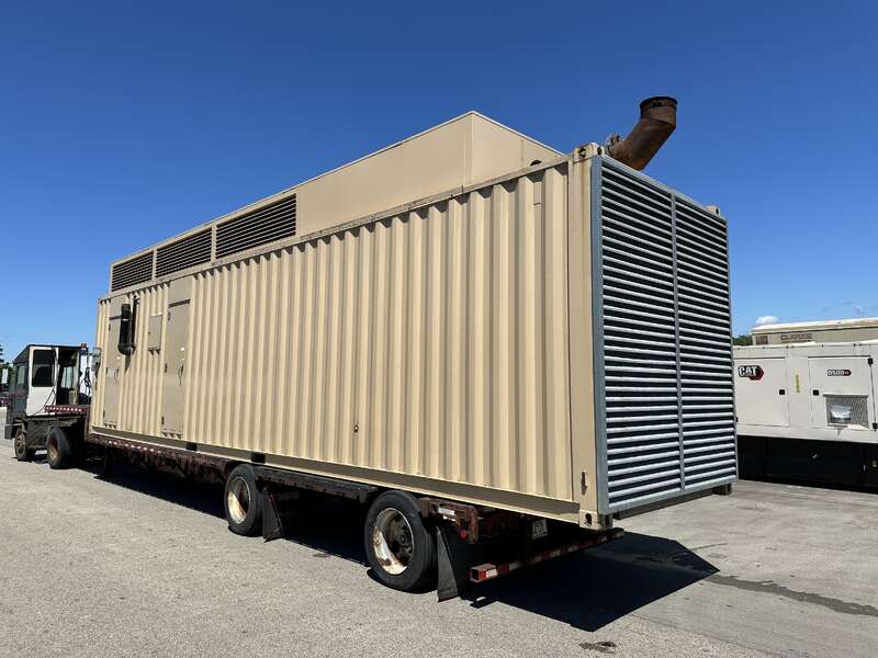 1250 KW Cummins #DFLC, diesel generator set, 277/480 Volts, 1850 HP @ 1800 RPM, KTA50-G3 engine, sound - Image 3