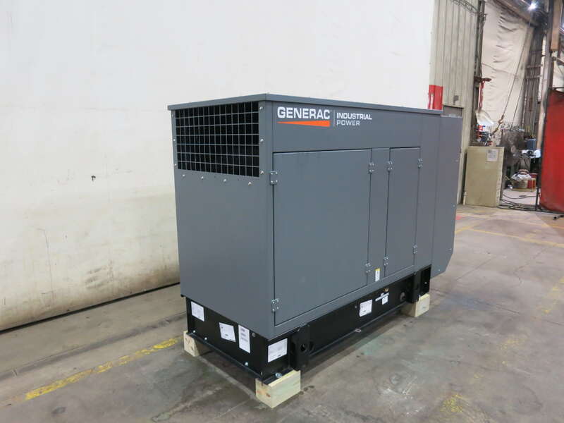 50 KW Generac #SG050NA, Natural gas / propane generator set, 120/240 Volts, 1-phase, 86 HP @ 1800 RPM, 4.5L - Image 2