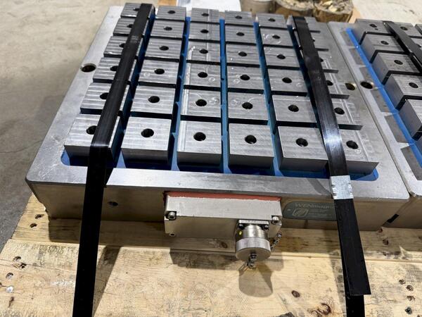 14" x 14" WENmagnetics #NG50, electro-permanent magnetic chucks, PLC Interface - Image 3