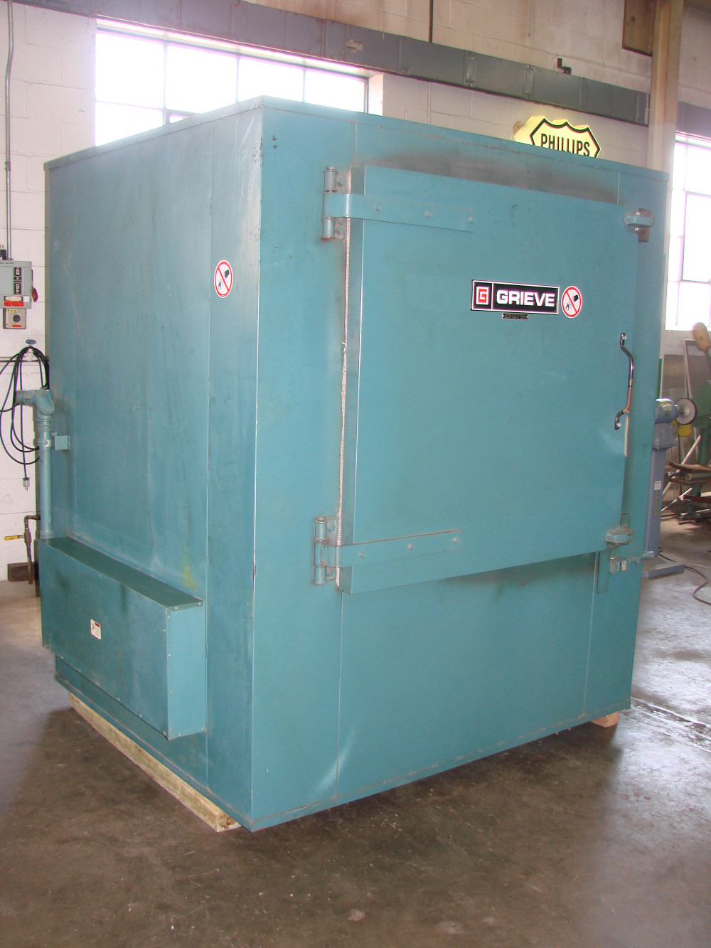 38" width x 38" H x 38" L Grieve #HY-1250, 460 Volt, 3PH, 60 KW, 1250&deg;F - Image 2