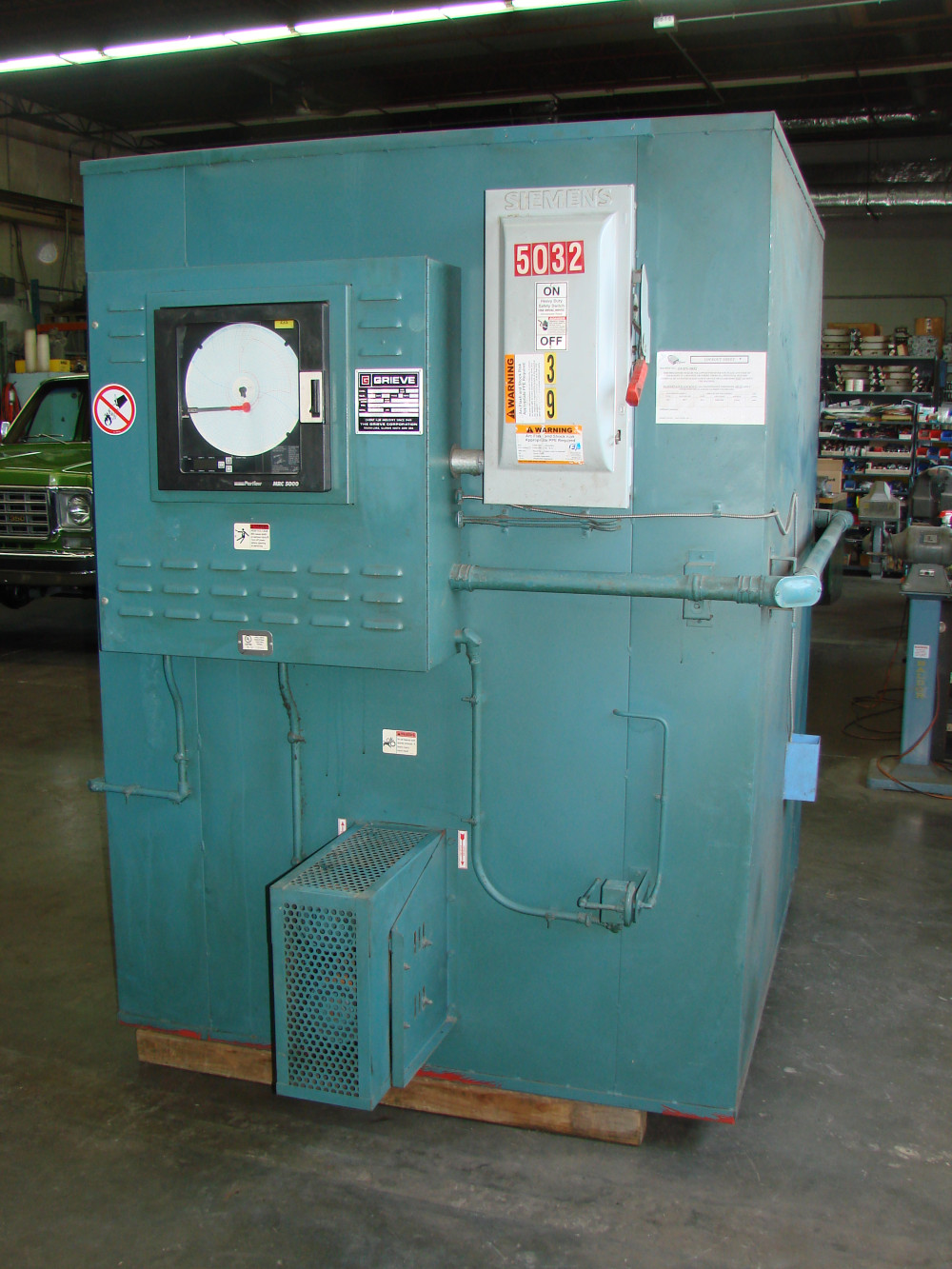 38" width x 38" H x 38" L Grieve #HY-1250, 460 Volt, 3PH, 60 KW, 1250&deg;F - Image 6