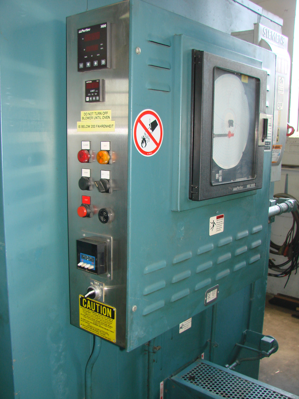 38" width x 38" H x 38" L Grieve #HY-1250, 460 Volt, 3PH, 60 KW, 1250&deg;F - Image 7