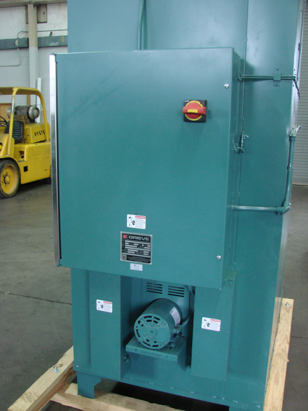 38" width x 50" H x 26" L Grieve #HZ-550, Class A Solvent Use, Stainless Interior, 550°F, unused - Image 8