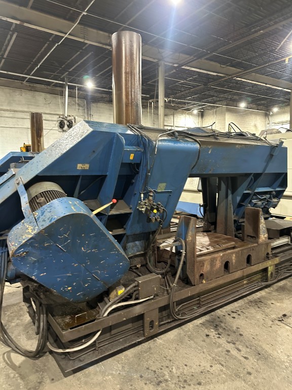 30" x 40" Kysor / Amada #H1080, horizontal band saw, powered infeed conveyor, 15 HP - Image 6