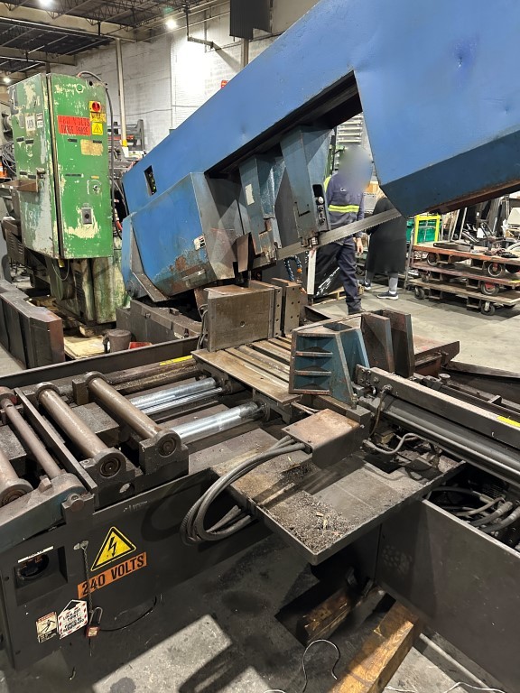 20" x 20" Amada #HFA500, CNC automatic horizontal band saw, 228.9" x 2.13" blade - Image 7