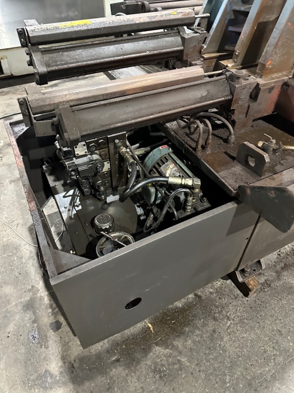 20" x 20" Amada #HFA500, CNC automatic horizontal band saw, 228.9" x 2.13" blade - Image 9