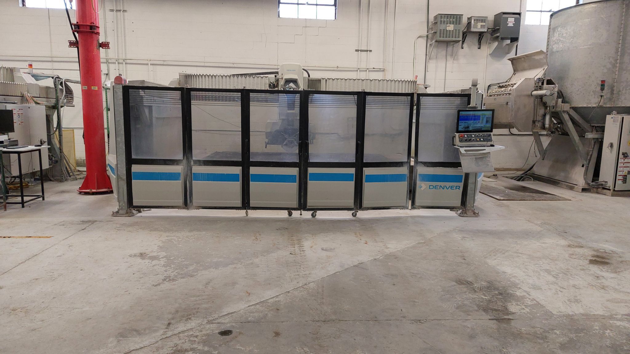 Denver #Technica-3600-Elite, 5-Axis Monobloc, OC CNC bridge saw, hydraulic tilting table, 370° head - Image 1