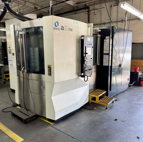 Makino #A51NX, 4-Axis CNC Horizontal Machining Center, 15.75" pallet, 22" X, 25.2" Y/Z, 14,000 RPM, 133 - Image 2