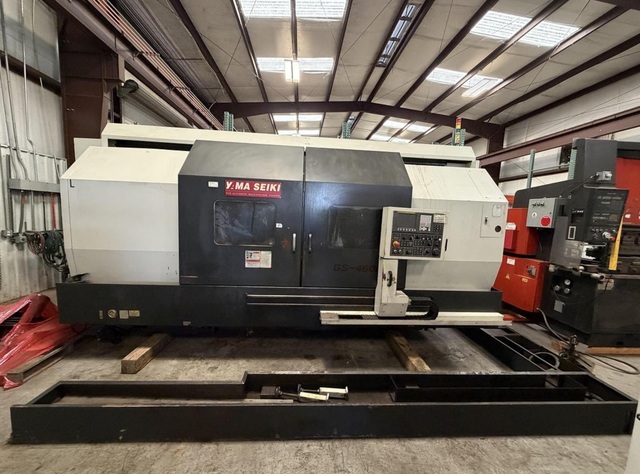 Yama Seiki #GS-460L, CNC Lathe, 13" X, 80" Z, 29" swing, 24" max. turning diameter, 24" chuck, 8.07" bore, 60 - Image 1