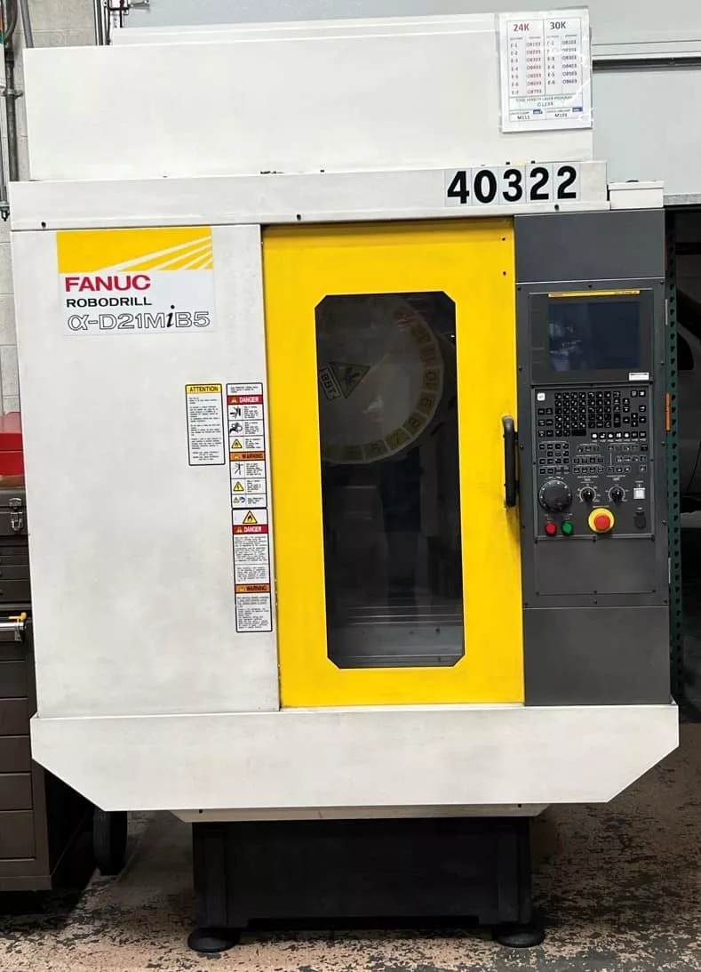 Fanuc #Robodrill-Alpha-D21MiB5, CNC Vertical Machining Center, 19.7" X, 15.7" Y/Z, 24,000 RPM, 21 automatic - Image 2