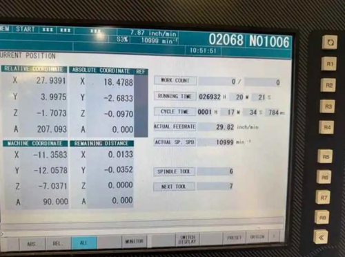 DMG Mori #CMX1100V, CNC Vertical Machining Center, 22" x 55" table, 43.3" X, 22" Y, 20" Z, 21 HP, 15,000 RPM - Image 6