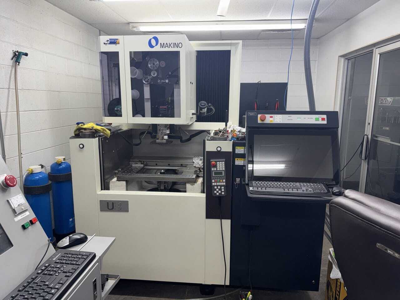 Makino #U3, CNC Wire Electrical Discharge Machine, 14.57" X, 10.63" Y, 8.66" Z, 24.8" x 17.7" table, 2018 - Image 7