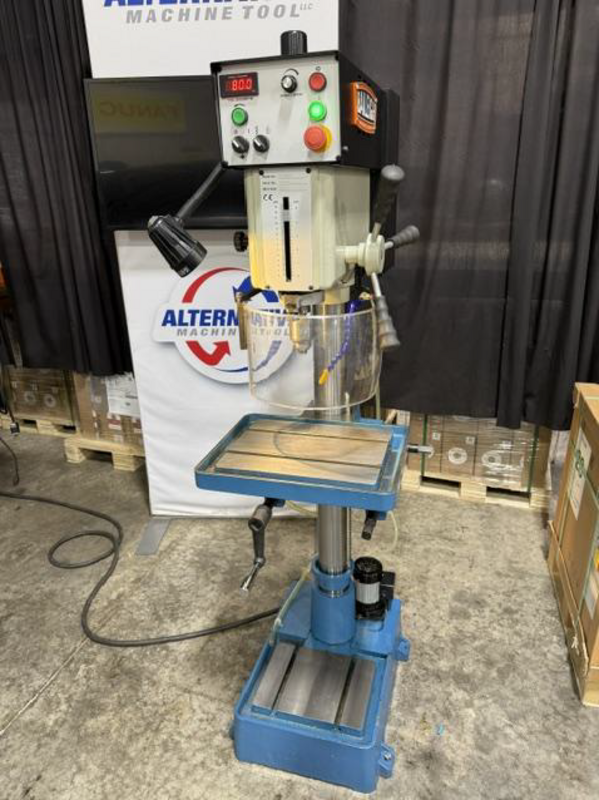 16" Baileigh #DP-1000VS, variable speed drill press, 6" travel spindle, 2 HP, 150-3000 RPM, #3MT, 14.75" x - Image 1