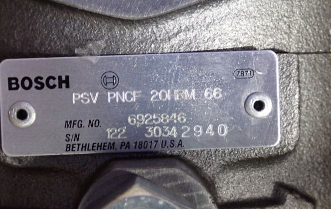 Bosch #6925846/PSV-PNCF-20HRM-66, Rotary Vane Pump, 2,000 psi - Image 2
