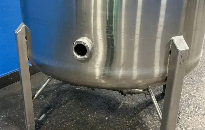 1,700 gallon Stainless Steel Tank, 74" diameter x 150" OAH - Image 6