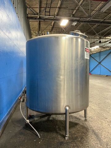 1,100 gallon Cream City Fabricators Boiler, Stainless Steel Tank, 73" diameter x 93" OAH - Image 3