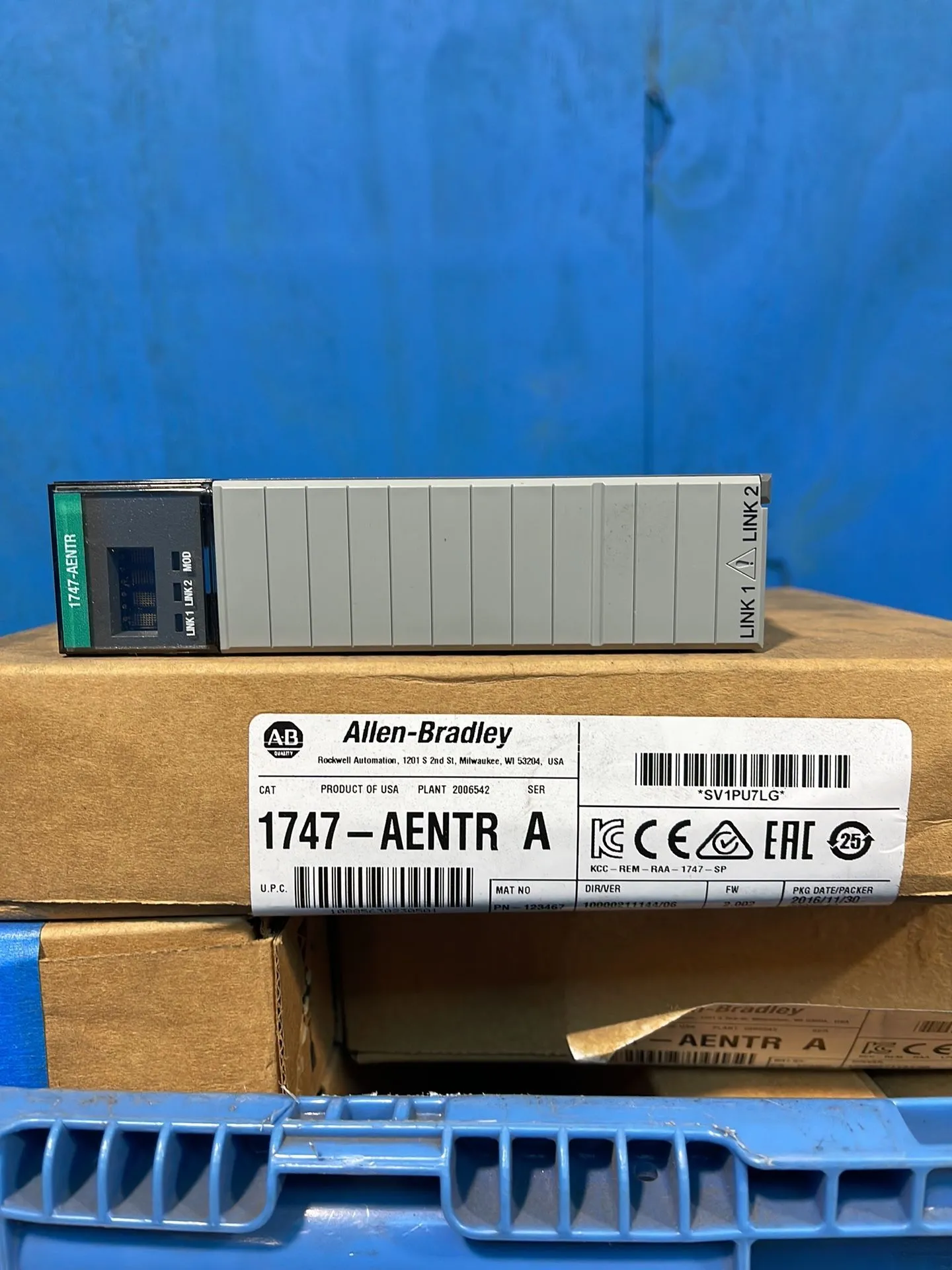 Allen-Bradley #1747-AENTR, Ethernet/IP Communication Adapter Module - Image 1