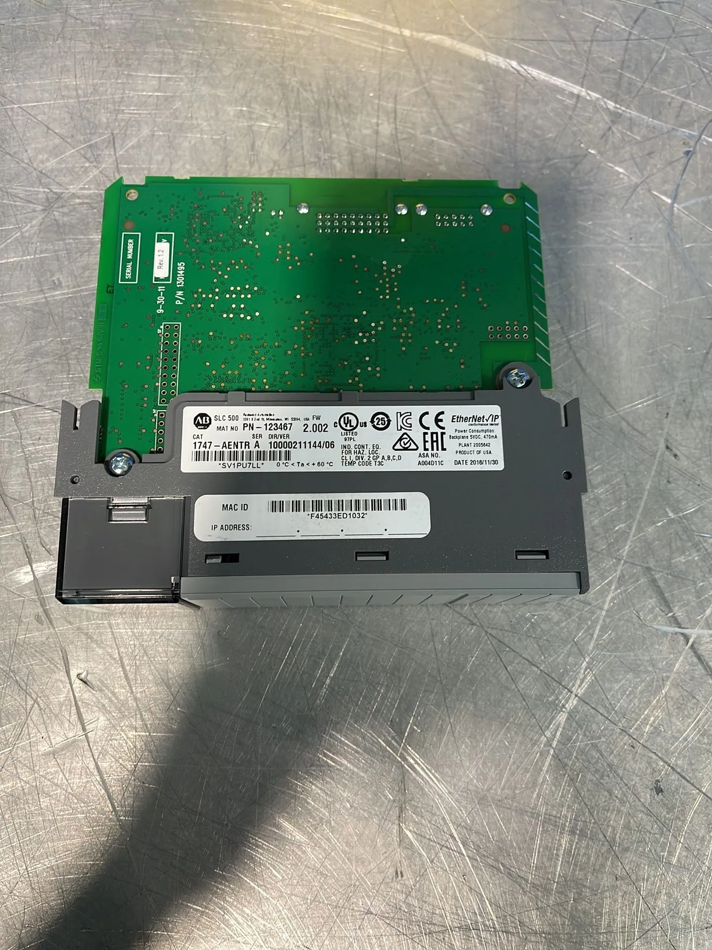 Allen-Bradley #1747-AENTR, Ethernet/IP Communication Adapter Module - Image 4