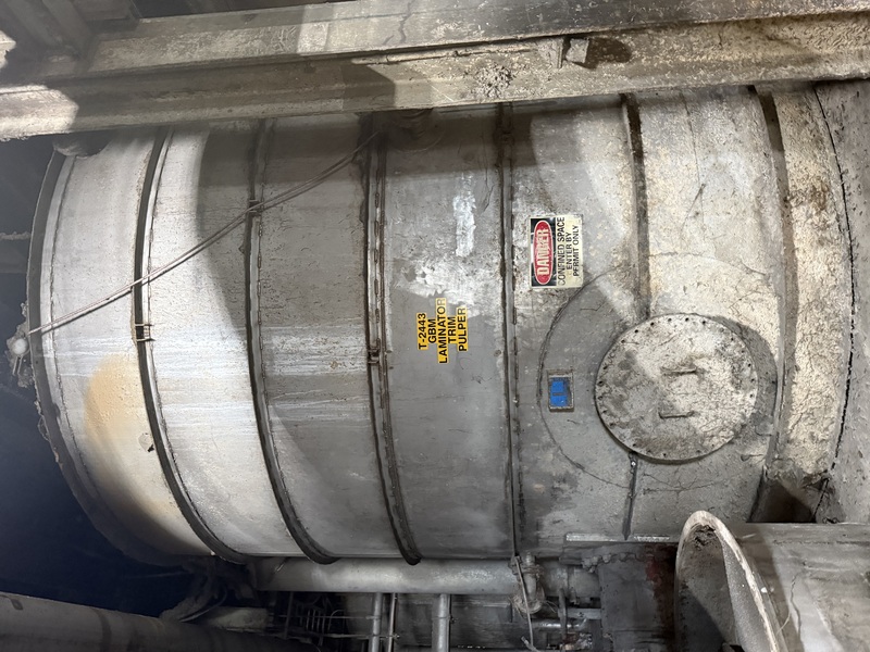 11500 gallon Stainless Steel Tank, 12' diameter x 14' tall, cylinder shape, 1995 - Image 1
