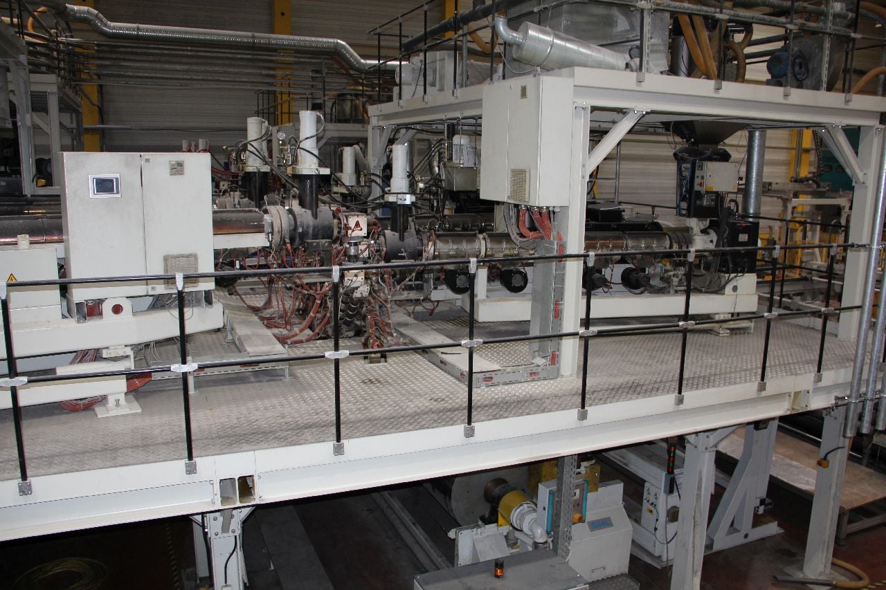 4.72" SML #Cast-Coex-5, 5-Layer Cast Film Extrusion Line, 98.4" film width, 122" die width, double chill - Image 4