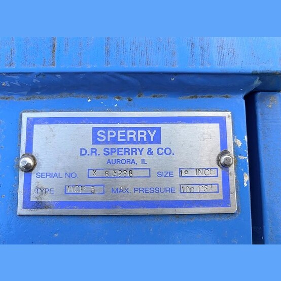 18" Sperry #HCP-3, Plate Filter Press, Lab Scale, 6 Plates, 100 PSI, Unused Surplus - Image 2
