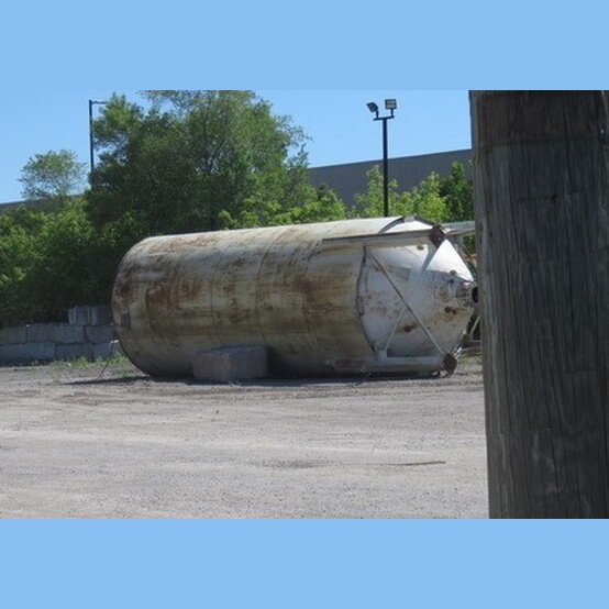 130 Ton Lap-Welded Cement Silo, 12' diameter, Heavy-Duty Construction - Image 1