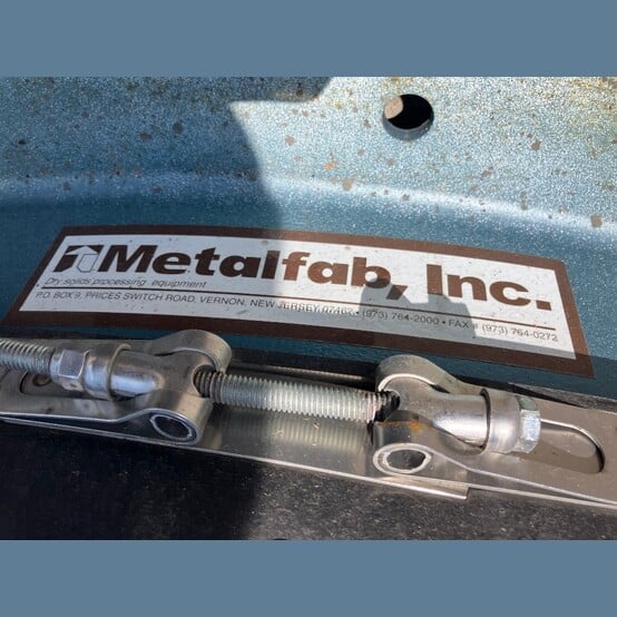 Metalfab #BA-6, Bin Activator, 6' diameter, Carbon Steel, Blue Enamel Exterior, Unused Surplus (2 available) - Image 9