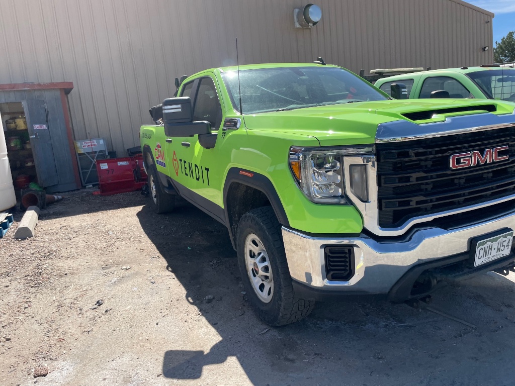 GMC #Sierra-3500, pickup truck, Western snow plow attachment, 85056 miles, 2021 - Image 3
