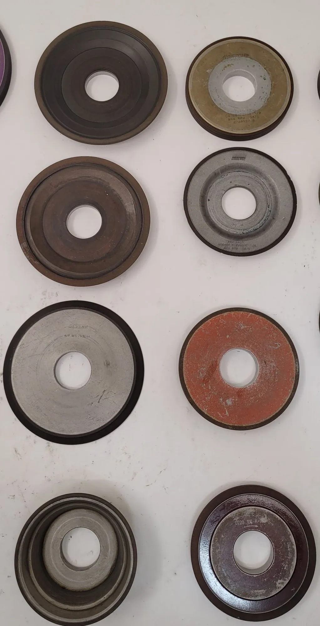 Diamond Multimax Grinding Wheels, LOT of 24, 1/16" to 1/2" Thickness Range (3 available) - Image 4