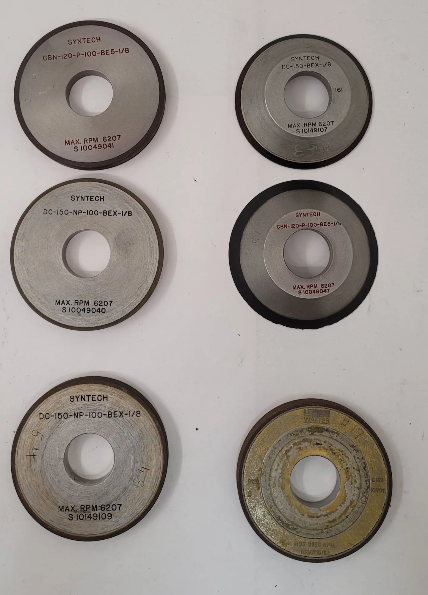 Diamond Multimax Grinding Wheels, LOT of 24, 1/16" to 1/2" Thickness Range (3 available) - Image 6