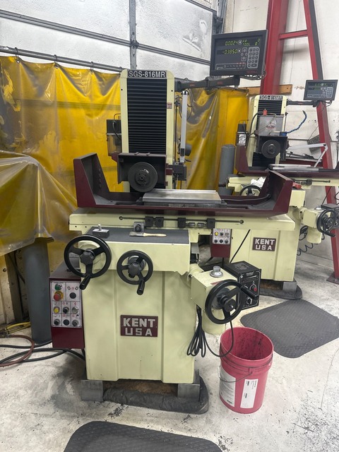 8" x 16" Kent #SGS-816MR, Surface Grinder, 2 HP, 3500 RPM, Rapid Elevation, 1540 Lbs., 2017 (2 available) - Image 1