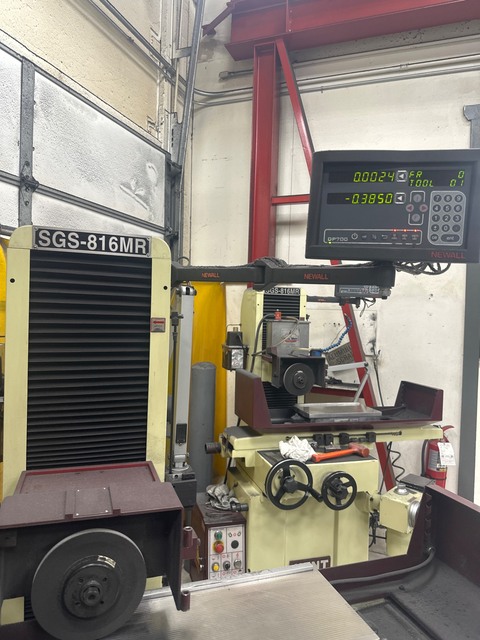 8" x 16" Kent #SGS-816MR, Surface Grinder, 2 HP, 3500 RPM, Rapid Elevation, 1540 Lbs., 2017 (2 available) - Image 2