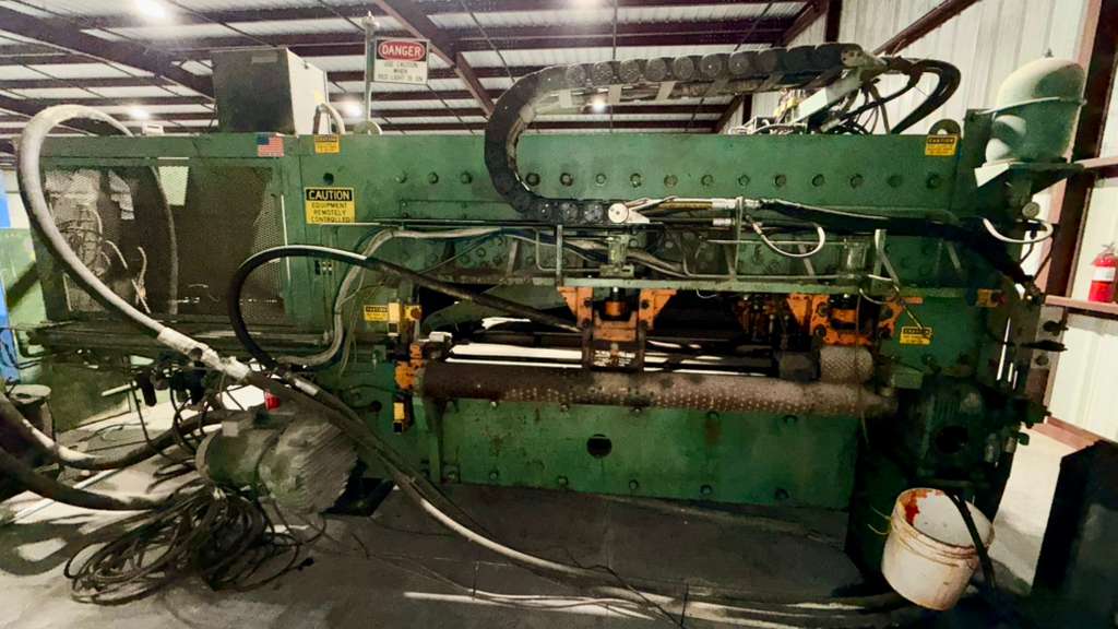 177 Ton, Peddinghaus #FPB-1800/3A, CNC Plate Processor, 72" width, 20' length, 850 IPM, 2001 - Image 7