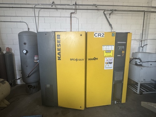 355 cfm, Kaeser #SFC55T, Rotary Screw Air Compressor, 75 HP, 2014 - Image 4